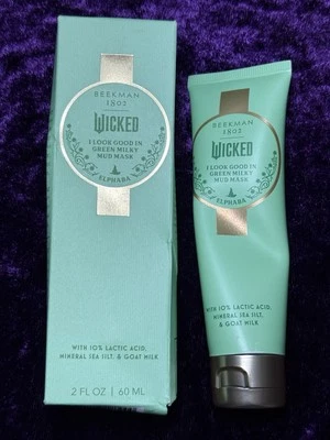 Máscara de lama Beekman WICKED ELPHABA I Look Good Green Skincare facial lacrada - Imagem 1 de 4