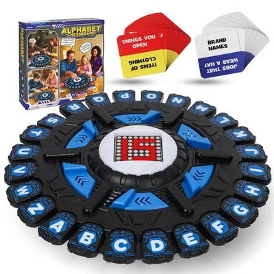 Juego de mesa de ajedrez alfabeto con temporizador de pantalla de 15 segundos y tarjeta de 36 categorías,... Foto 1 de 4