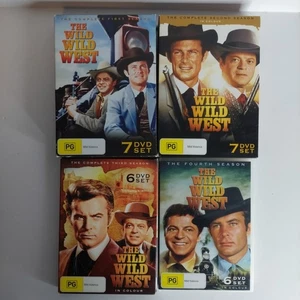 The Wild Wild West: Complete Series 1-4 DVD NTSC Region 0 (Season 1 2 3 4) - Picture 1 of 10