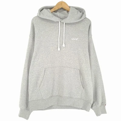 Sudadera Hoodie Levi's Para Hombre Gris Casual Oversized Tq2 Tamaño S - Imagen 1 de 4