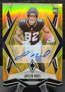 2025 Panini Phoenix Jaylin Noel Rookie Auto Gold /10 (RC) Houston Texans #161 - Picture 1 of 4