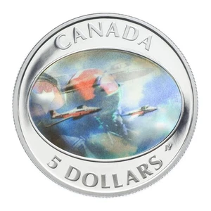 2006 $5 Pure Silver Coin & Stamp Set - Canadian Forces Snowbirds - Picture 1 of 3