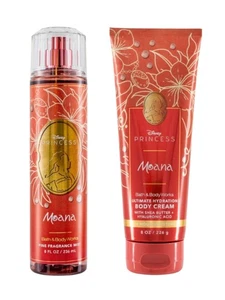 Bath & Body Works Disney Princess Moana Mist & Body Cream Set Limited Edition - Bild 1 von 3