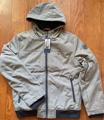Chaqueta softshell gris talla grande Tommy Hilfiger para hombre nueva con etiquetas Foto 1 de 4