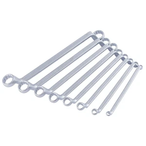 Elora Deep Crank Metric Ring Spanner Set 8 Piece Bi Hexagon 6 to 22mm 05567 - Picture 1 of 2