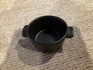PLATO PARA SERVIR RAMEKIN NEGRO EMILE HENRY FRANCE - Imagen 1 de 3