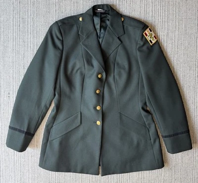 Chaqueta Abrigo Militar American Craftsman Patriot Para Hombres Alto 18 Verde Hecha en EE. UU. Foto 1 de 4