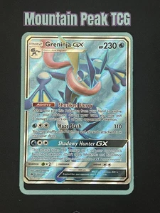 NM Greninja GX 120/131 Full Art - Forbidden Light - Pokemon Card - Picture 1 of 2