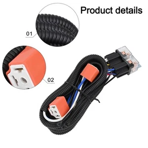 For Toyota H4 Headlight Relay Harness Wiring Kit for Enhanced Performance - Picture 1 of 16