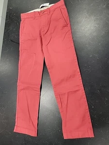 J Crew Crewcuts Kid Size 7 Khaki Pants Slim Fit Adjustable Waist - Picture 1 of 3