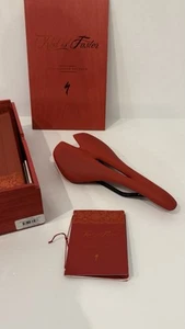 Specialized S Works Saddle Carbon Toupe “Red Is Faster” Set - Limited Edition - Picture 1 of 19
