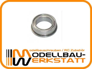 Kugellager 5x11x4 mm Flansch Bund MF115 ZZ Chromstahl Miniatur Rillenkugellager - Foto 1 di 1