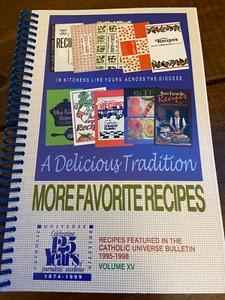 1995-98 CATHOLIC UNIVERSE BULLETIN DIOCESE OF CLEVELAND OHIO VOL XV COOKBOOK - Picture 1 of 6