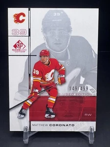2023-24 SP Game Used Matthew Coronato #RC-9 - 2001 Retro Rookies Crossover /499 - Picture 1 of 2