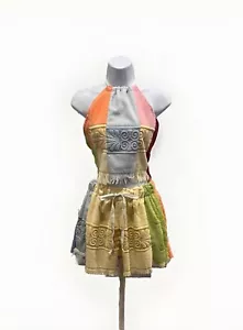 Conjunto de pantalones cortos de tela de felpa de retazos hechos a mano pequeños/medianos - Imagen 1 de 13