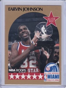 Magic Johnson 1990-91 NBA Hoops All-Star Card 18 - Picture 1 of 2
