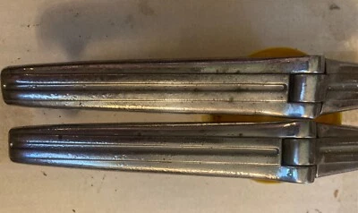 1939 1940 1941 Cadillac Lasalle maletero bisagras sedán original OEM, cromo brillante Foto 1 de 4