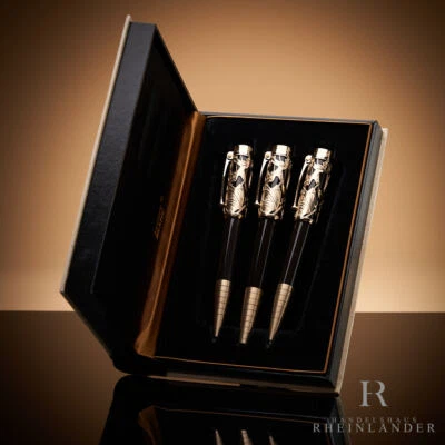 Montblanc Writers Edition Set Carlo Collodi 2011 Fountain Pen Pen Pencil 106644 - Image 1 of 4