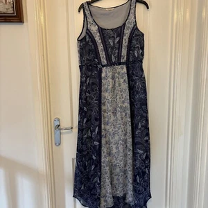 M&S Floral Wedding guest/Formal/Casual Maxi/midi Dress Size 10 - Picture 1 of 15