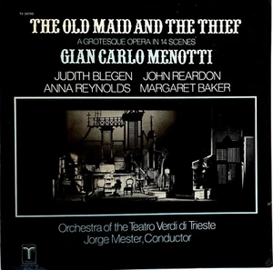The Old Maid And The Thief (A Grotesque Opera In 14 Scenes) LP 1979 TV 34745 - Bild 1 von 1