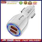 USB Car Charger Quick Charge QC3.0 3.1A Dual USB Mini Fast Charger for Phone