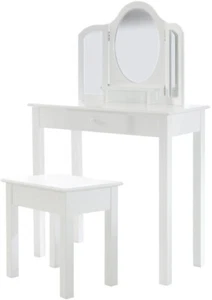 Tavolo da Trucco Roba con Sgabello Bianco - Accettabile - Foto 1 di 1