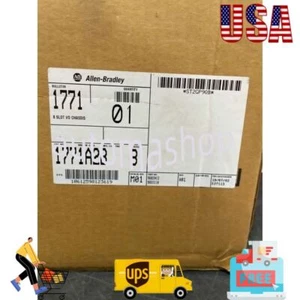AB 1771-A2B 8 Slot I/O Chassis PLC 1771A2B Allen-Bradley NEW - Picture 1 of 3