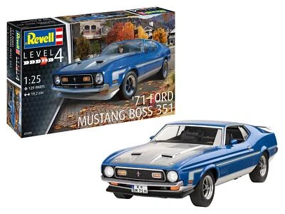 Revell 1:25 Ford Mustang Boss 351 Kit Di Modello - 07699 - Immagine 1 di 4