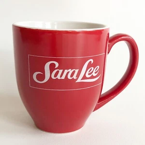 Sara Lee Bakery & Deli Coffee Cup Mug Advertising Red with White Letters - Picture 1 of 8
