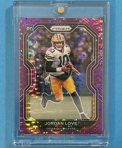 2020 Panini Prizm Jordan Love Purple Pulsar Rookie RC #363 💎 - Picture 1 of 7