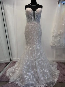 Abella wedding dress size 14 (US12) - E256 Claudia in ivory/nude - ref 359b - Picture 1 of 16