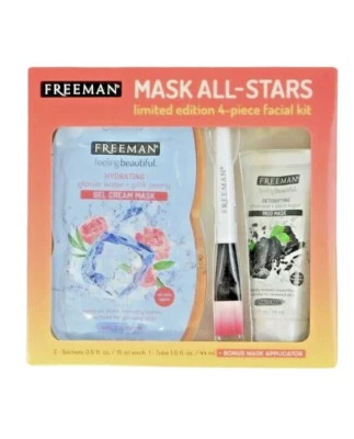 Freeman Mask-All-Stars limited edition 4 piece facial kit New  - Image 1 of 4