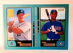 2001 Topps - Draft Picks #746 Edwin Encarnacion, Hugh Quattlebaum (RC) - Picture 1 of 5