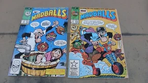 Madballs #7 & #8 Marvel Star Comics Dec. & Feb 1980s Toys Gross - Picture 1 of 6