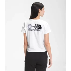T-shirt North face coordinates TNF bianca maschio piccola nuova con etichette - Foto 1 di 2