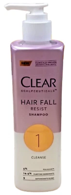 Champú Clear Scalpceuticals Hairfall Resist 300 ml reduce el adelgazamiento de la caída del cabello Foto 1 de 4