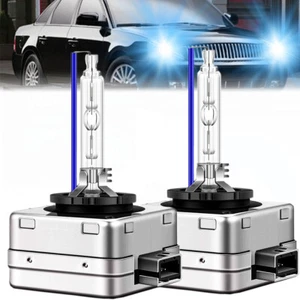 2 Pack D1S 8000K Ice Blue 66140 66144 85410 85415 HID Xenon Headlight Bulbs - Picture 1 of 14