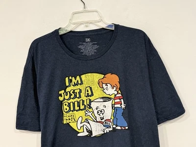 Ripple Junction 'I'm Just a Bill' Schoolhouse Rock Tee Men's Size 3XL Navy Blue - Image 1 of 4