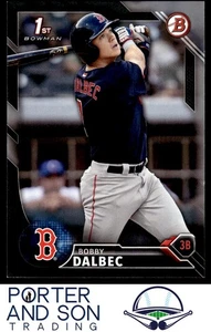 Bobby Dalbec #/499 Silver Border 2016 1st Bowman Draft #BD-99 Red Sox Baseball - Picture 1 of 2