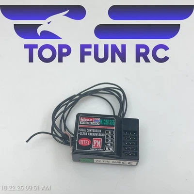 Hitec RCD8500 Micro 555 Dual Conversion Ultra Narrow Band For RC Airplanes - Image 1 of 2