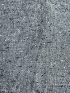 Blue Woven Suiting Polyester Fabric 1.75 Yards 44" Wide Lot Vintage Medium Wt. - Picture 1 of 6