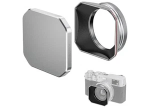 Neewer Squarehood Model V Silver Lens Hood NEW - For Fuji X100 Series - Picture 1 of 3