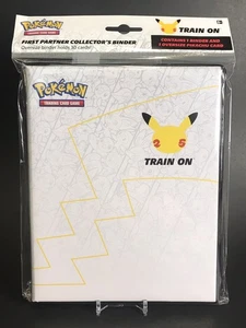 Pokemon: 25th Anniversary First Partner Collector’s Jumbo Binder w/ Pikachu - Picture 1 of 2