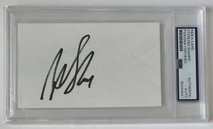 Sterling Sharpe Green Bay Packers HOF Signed Autographed Index Card - PSA/DNA - Picture 1 of 3