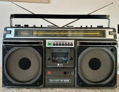 SHARP GF8585 Stereo Radio Kassetten Rekorder Boombox/Ghettoblaster 100%Funktion - Bild 1 von 4