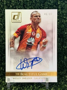 WESLEY SNEIJDER - 2015 Donruss Soccer AUTO NETHERLANDS/GALATASARAY /49 !! - Picture 1 of 2