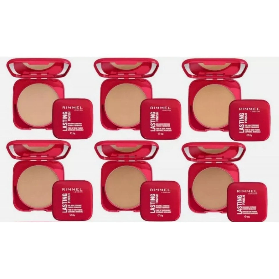 Rimmel Lasting Finish Powder Foundation Compact 10g - Wählen Sie Ihren Farbton - Bild 1 von 2