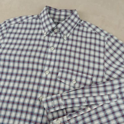 J Crew XS Mens Shirt Button Down Long Sleeve Lightweight Oxford 18x26 Slim - Image 1 of 4