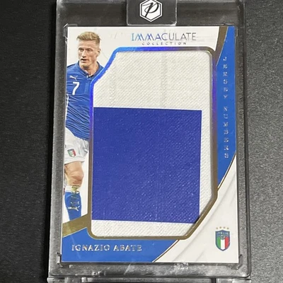 2018-19 Panini Immaculate Jersey Numbers 41/50 Ignazio Abate #JN-IAB 2 Color - Image 1 of 2