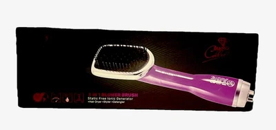 Cepillo soplador Royale 3 en 1 secador de pelo sin estática, styler, desenredante negro NUEVO EN CAJA Foto 1 de 3
